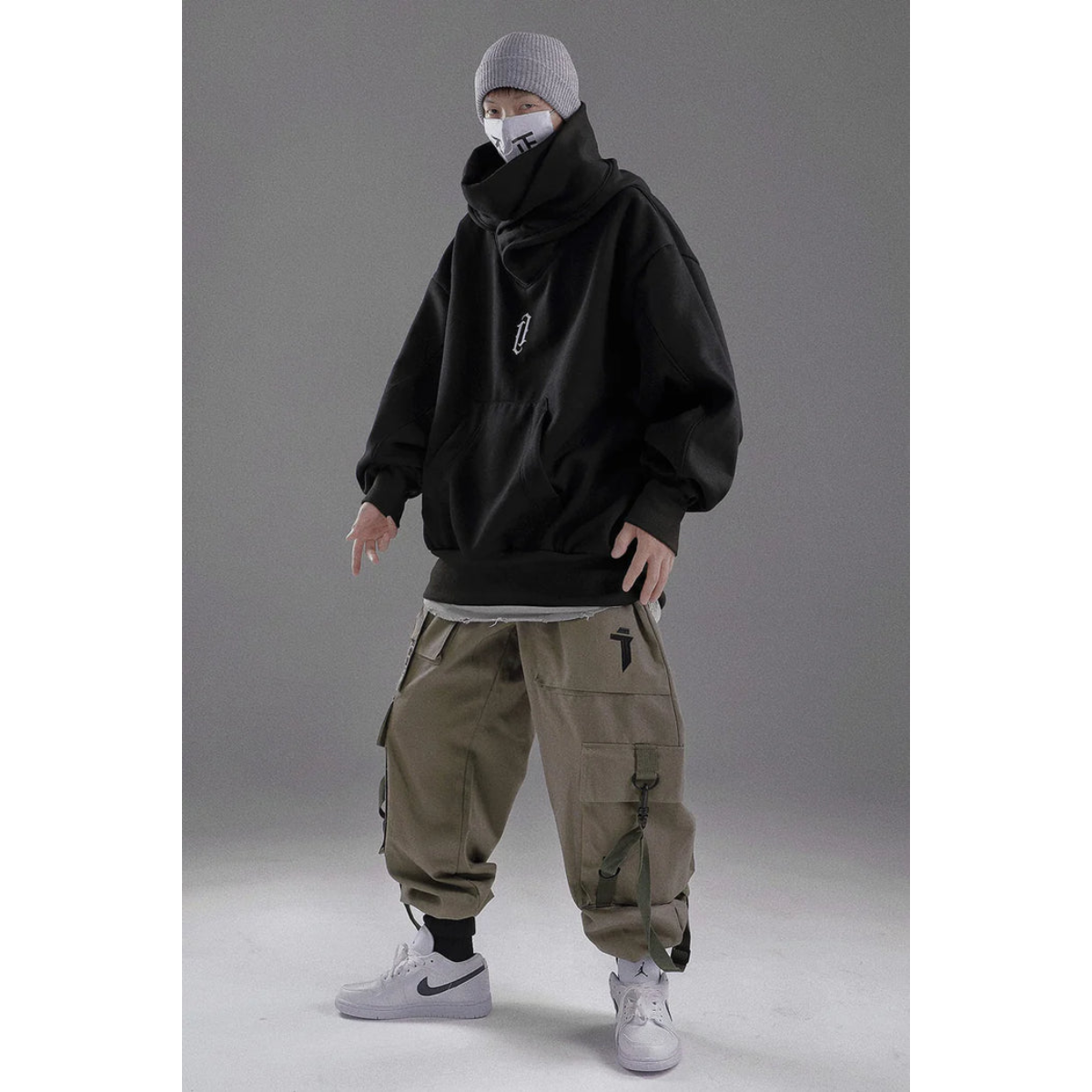 Ninja oversized hoodie effen - Braxton