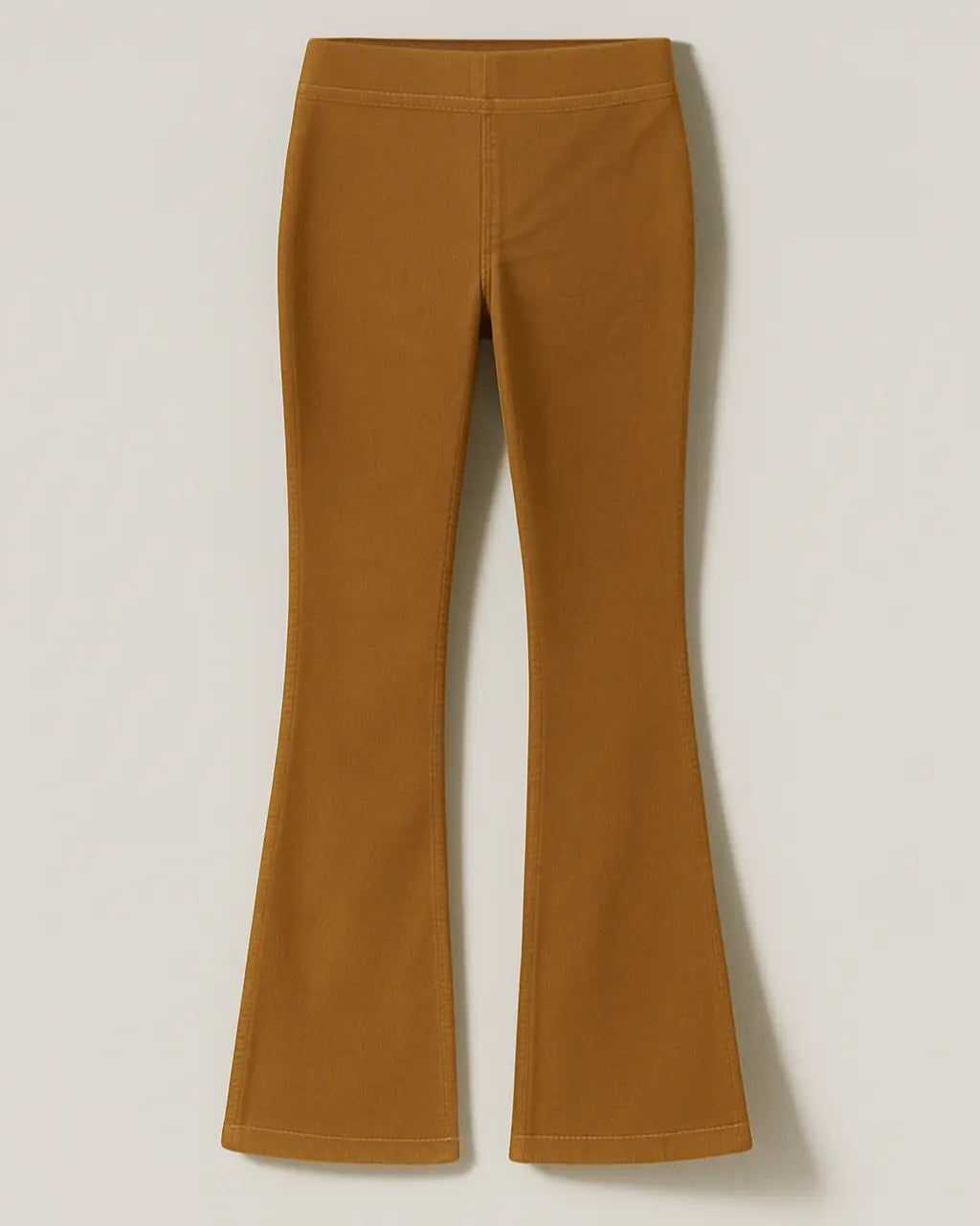 Flared Broek Hoge Taille Comfortabel Polyester – Michelle