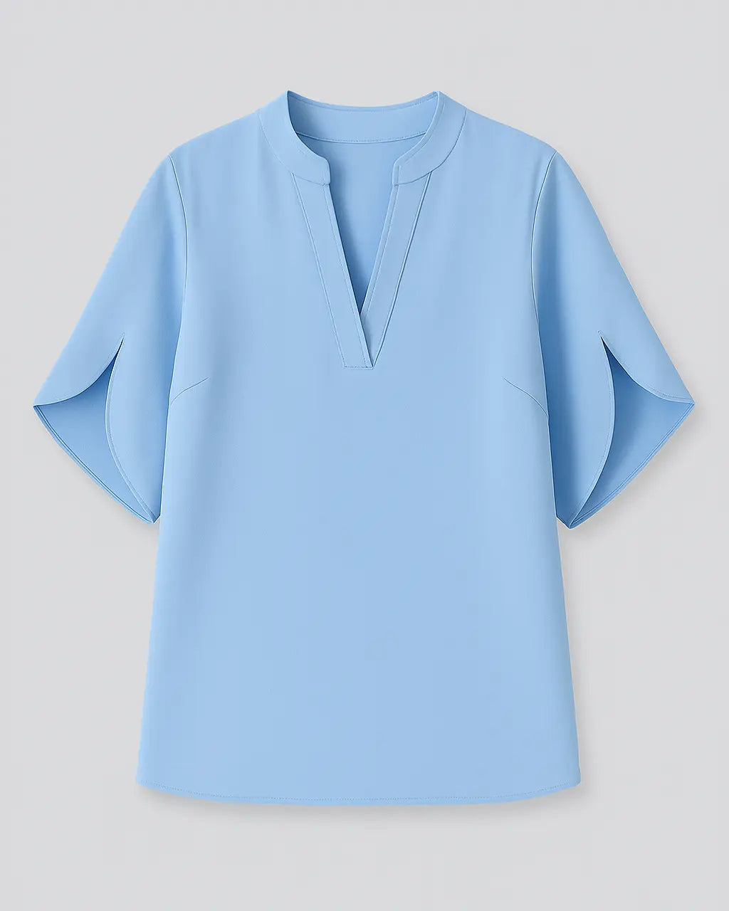 Blouse V-hals Polyester & Spandex – Sandra