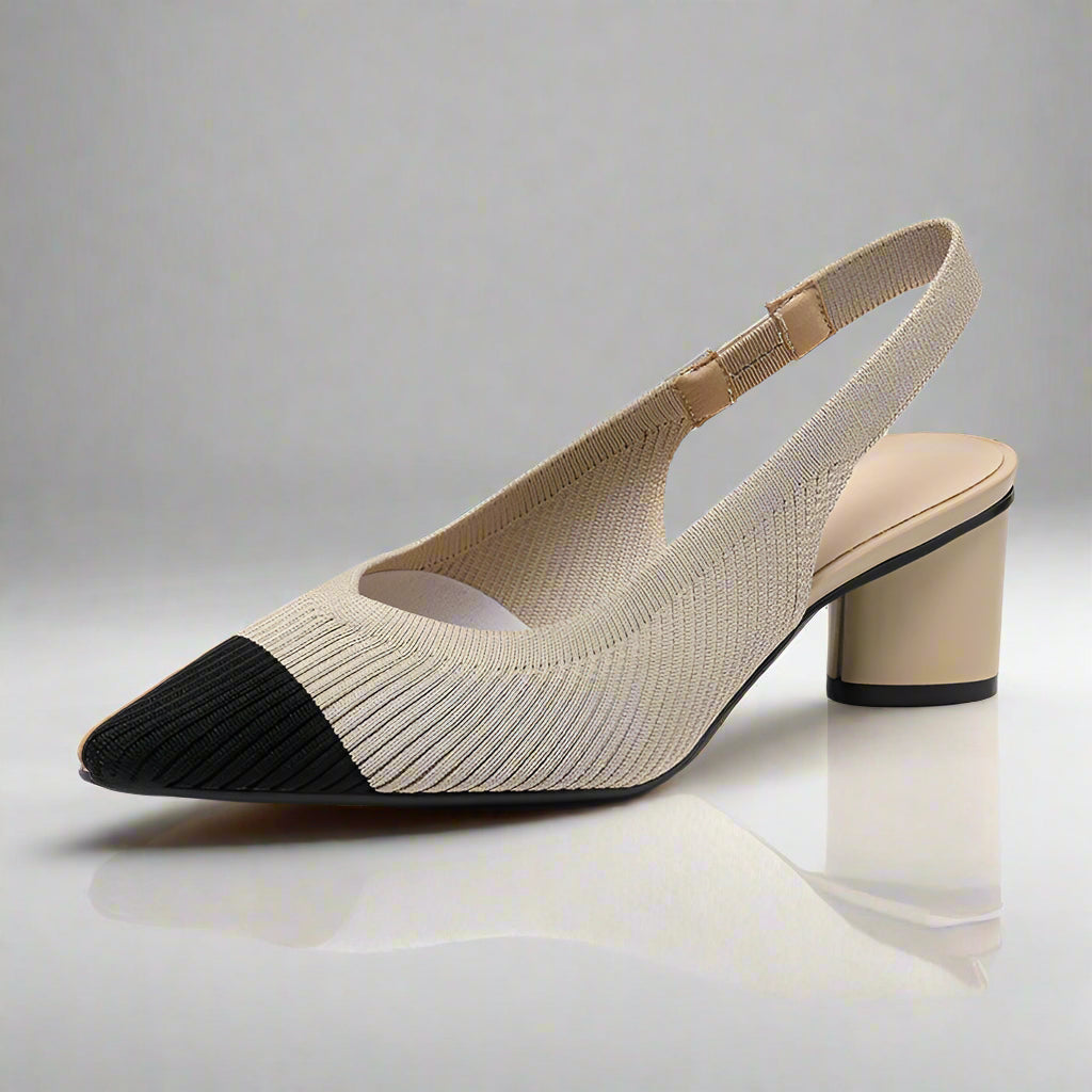 Slingback Hak Puntige Neus Elegant Design – Ursuline