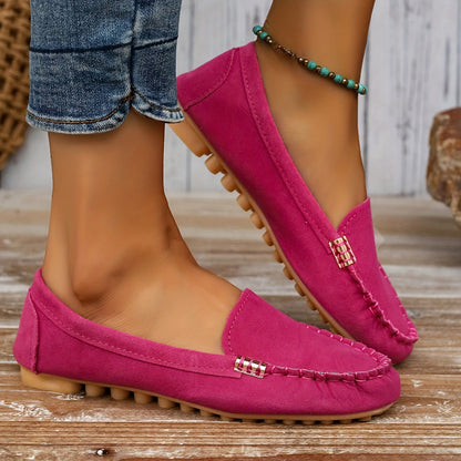 Moccasin Loafers Decoratieve Stiksels Comfortabel – Mieke