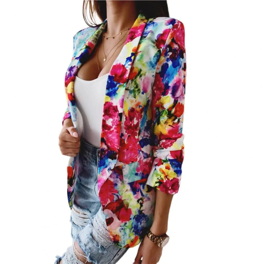 bloemen blazer - Chanel