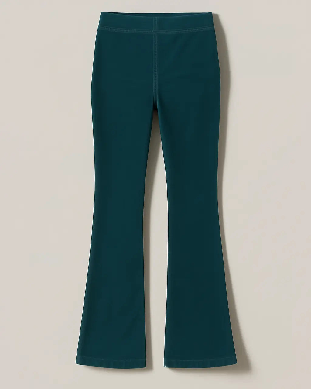 Flared Broek Hoge Taille Comfortabel Polyester – Michelle