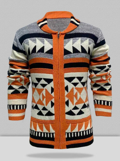 Trui met Lange Mouwen Jacquard Patroon – Timo