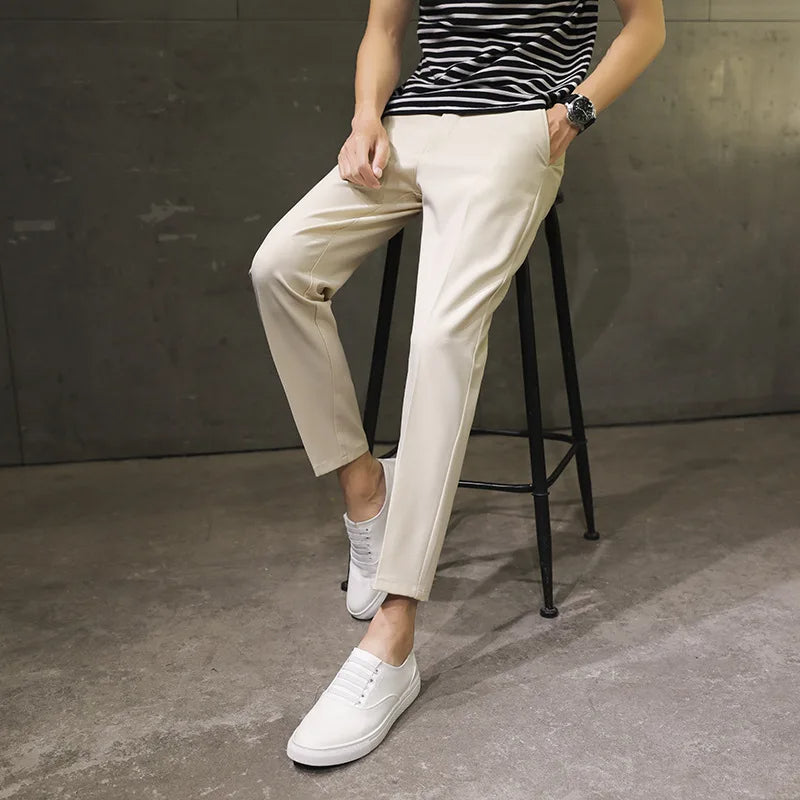 luxe straight pantalon heren - Rogier