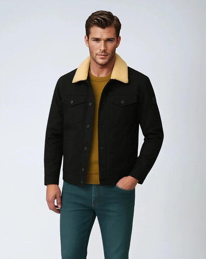 Bomberjack Polyester Met Knoopsluiting – Justine