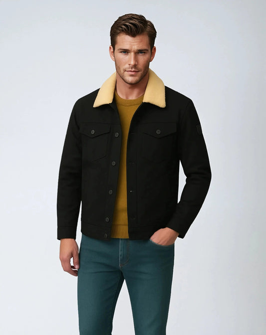 Bomberjack Polyester Met Knoopsluiting – Justine