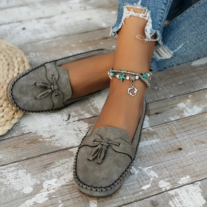 Loafers met Strikdetail en Flexibele Zool – Ulyssa