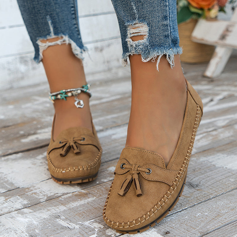 Loafers met Strikdetail en Flexibele Zool – Ulyssa