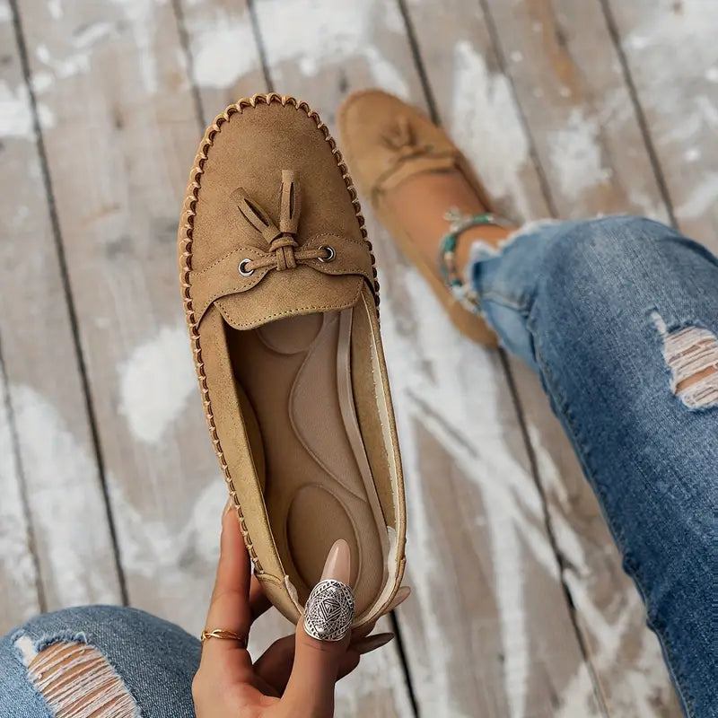 Loafers met Strikdetail en Flexibele Zool – Ulyssa