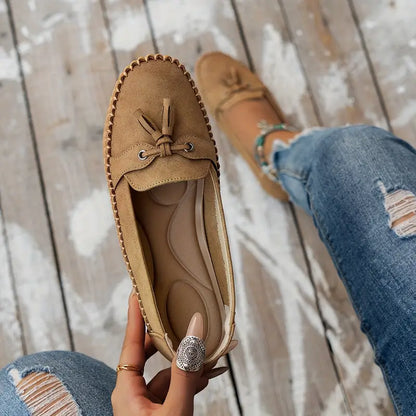 Loafers met Strikdetail en Flexibele Zool – Ulyssa