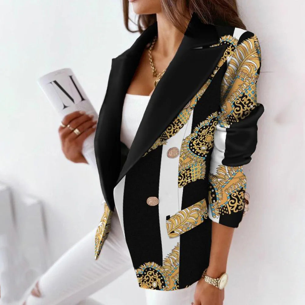 effen blazer lange mouw - Sara