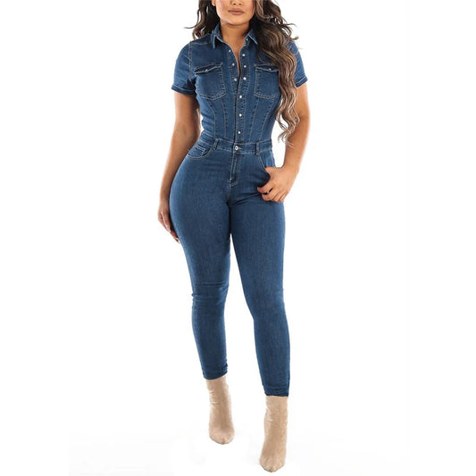 Denim Jumpsuit - Alicia