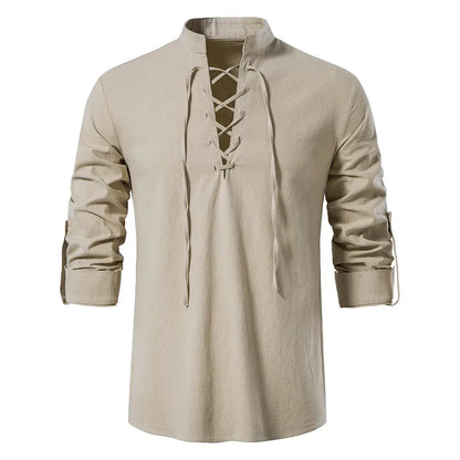 Veterhals Blouse - Henk