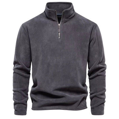 Heren Dikke Fleece Sweatshirt half zip - Simon
