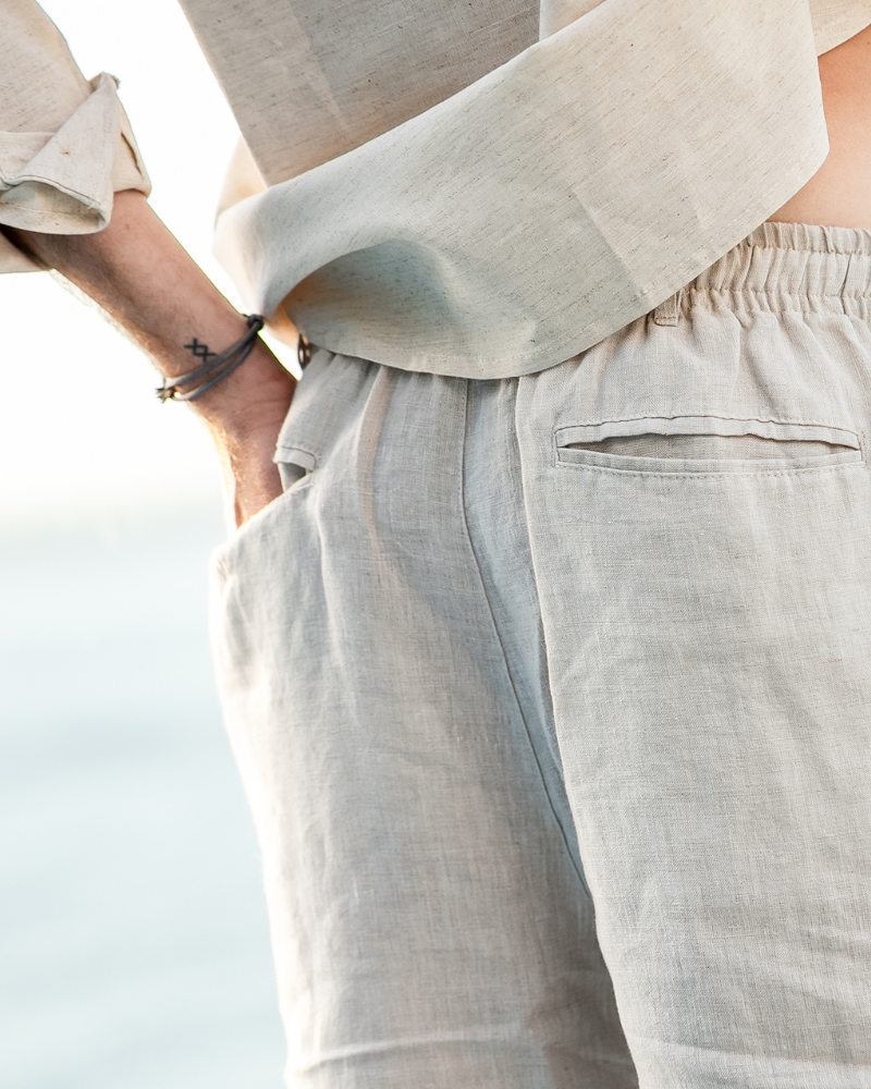 Linnen Shorts Lichtgewicht Ademend Comfortabel – Jeroene