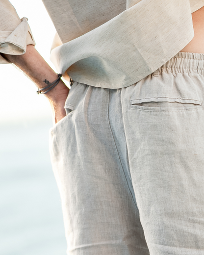 Linnen Shorts Lichtgewicht Ademend Comfortabel – Jeroene