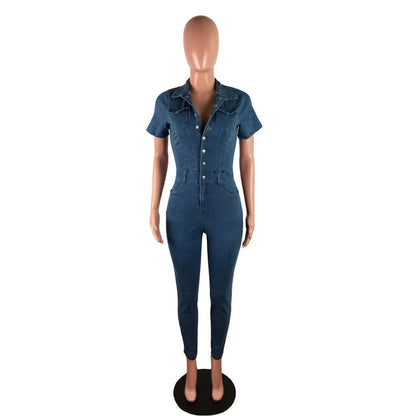 Denim Jumpsuit - Alicia