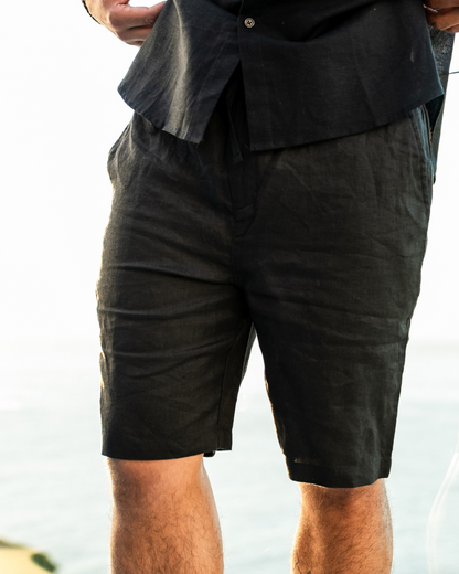 Linnen Shorts Lichtgewicht Ademend Comfortabel – Jeroene
