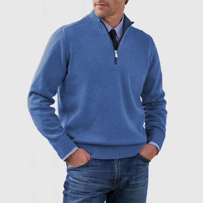 Trui Casual-Chique Halve Rits – Jannes