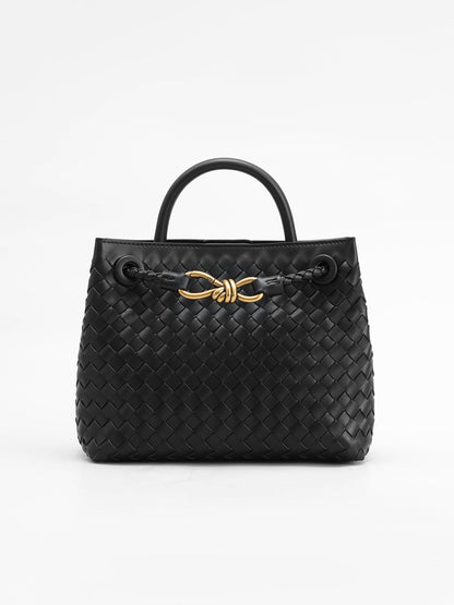 Tas Elegant Metaal Twist Detail – Olive