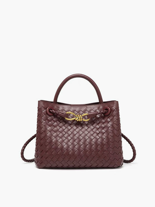 Tas Elegant Metaal Twist Detail – Olive