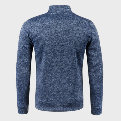 Half Zip Trui Zachte Stof Lichtgewicht Casual – Nikolaas