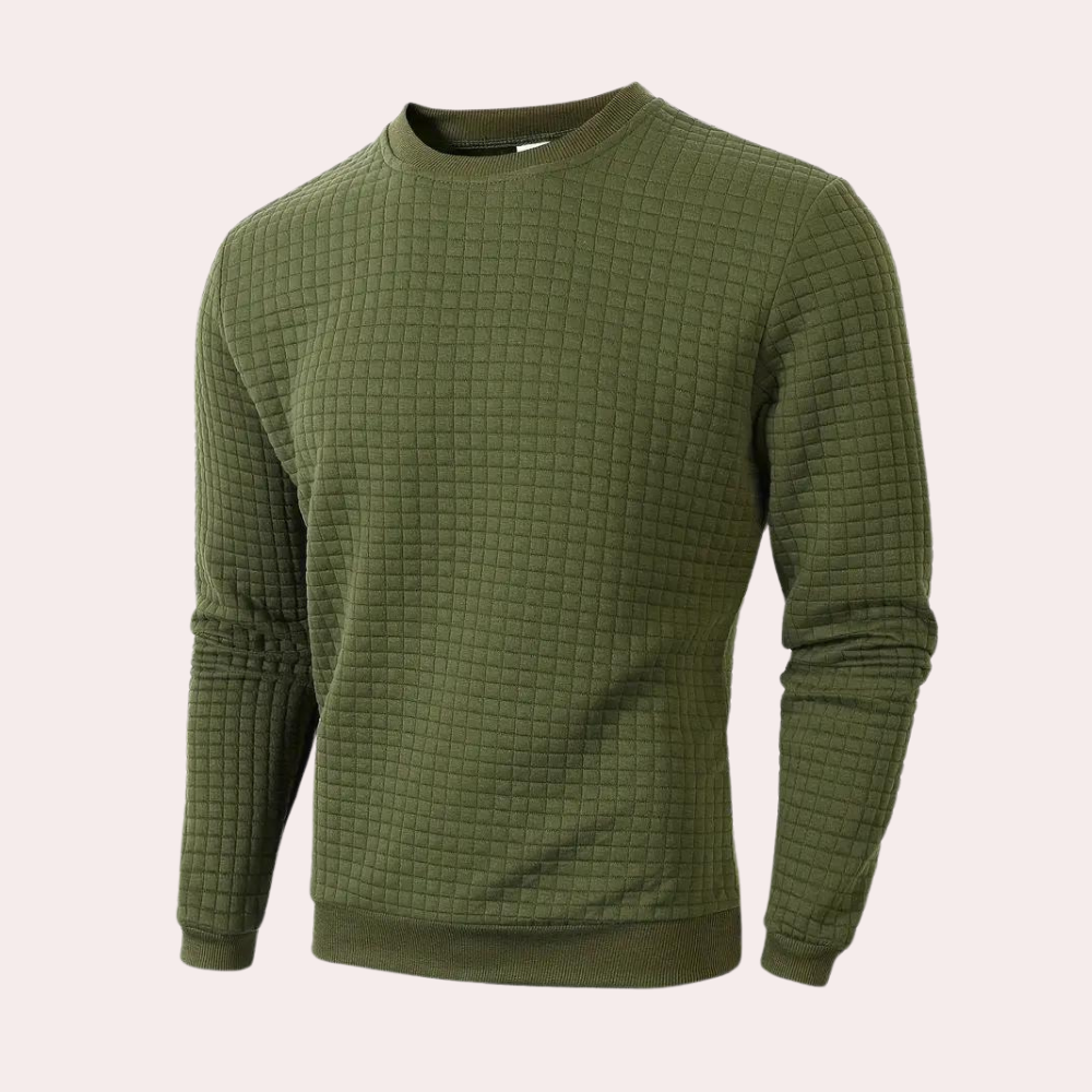 Sweater Textuur Casual Zachte Lange Mouwen – Peet