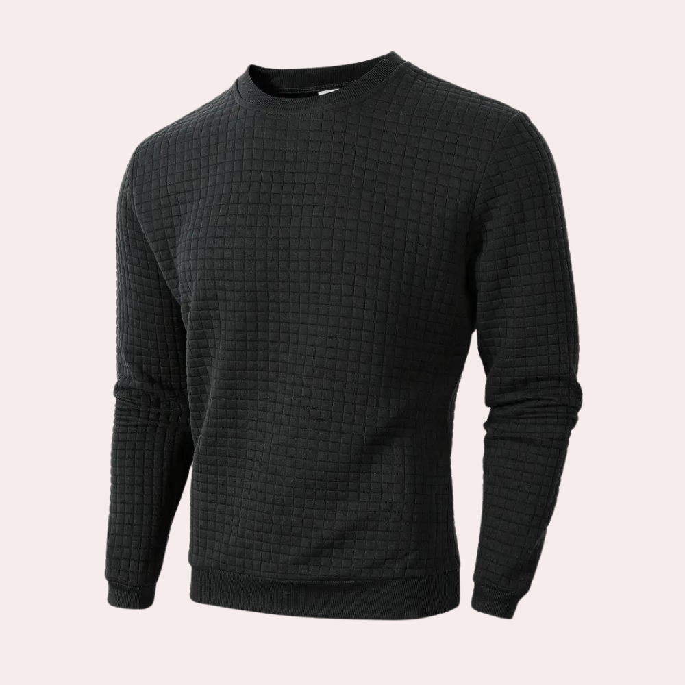 Sweater Textuur Casual Zachte Lange Mouwen – Peet