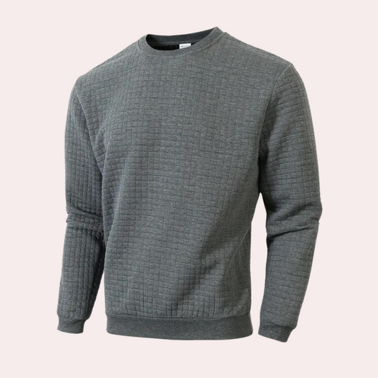 Sweater Textuur Casual Zachte Lange Mouwen – Peet