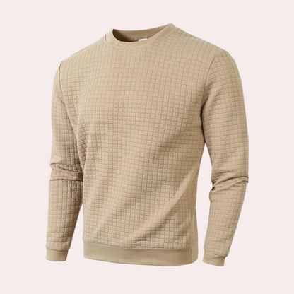 Sweater Textuur Casual Zachte Lange Mouwen – Peet