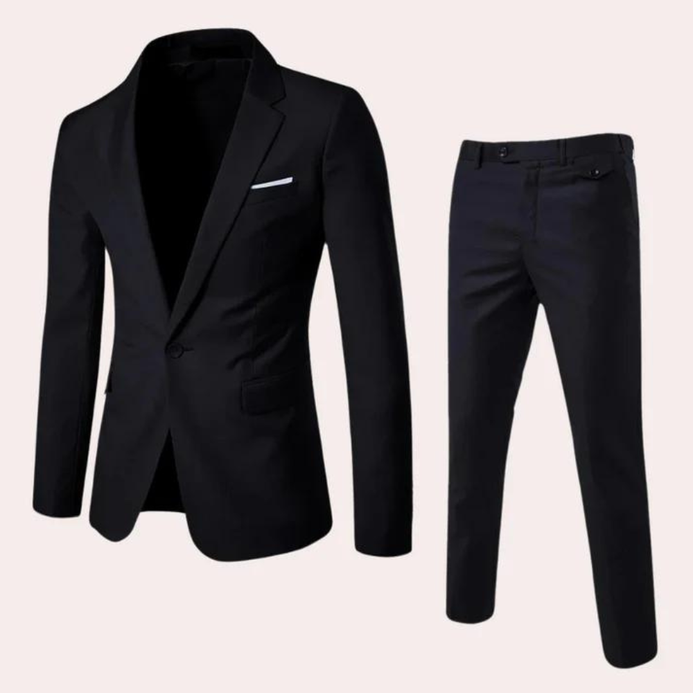 2-delige heren blazer en broek formele set - Mart