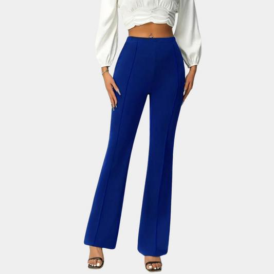 Elegante broek stretchy flared dames - Jolein