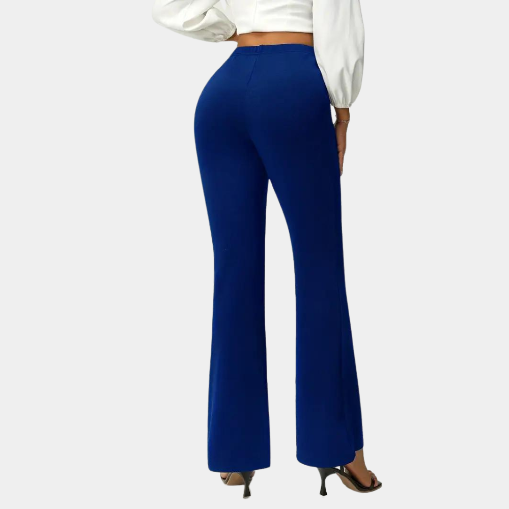 Elegante broek stretchy flared dames - Jolein