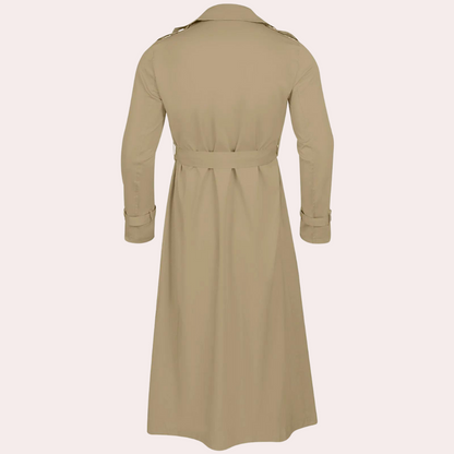 Casual lange trenchcoat knopen heren - Zander