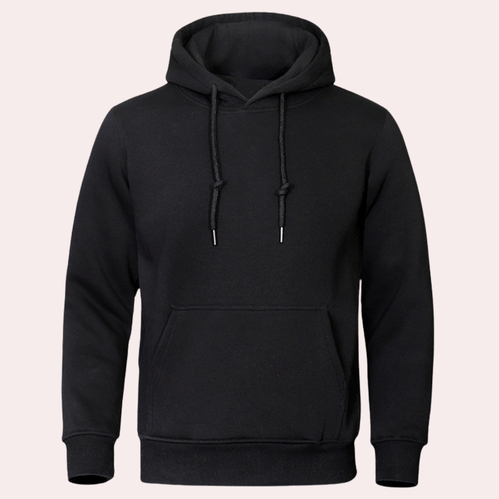 Comfy warme fleece hoodie effen heren - Archer