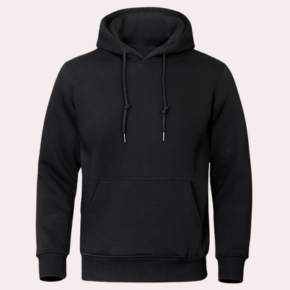 Comfy warme fleece hoodie effen heren - Archer