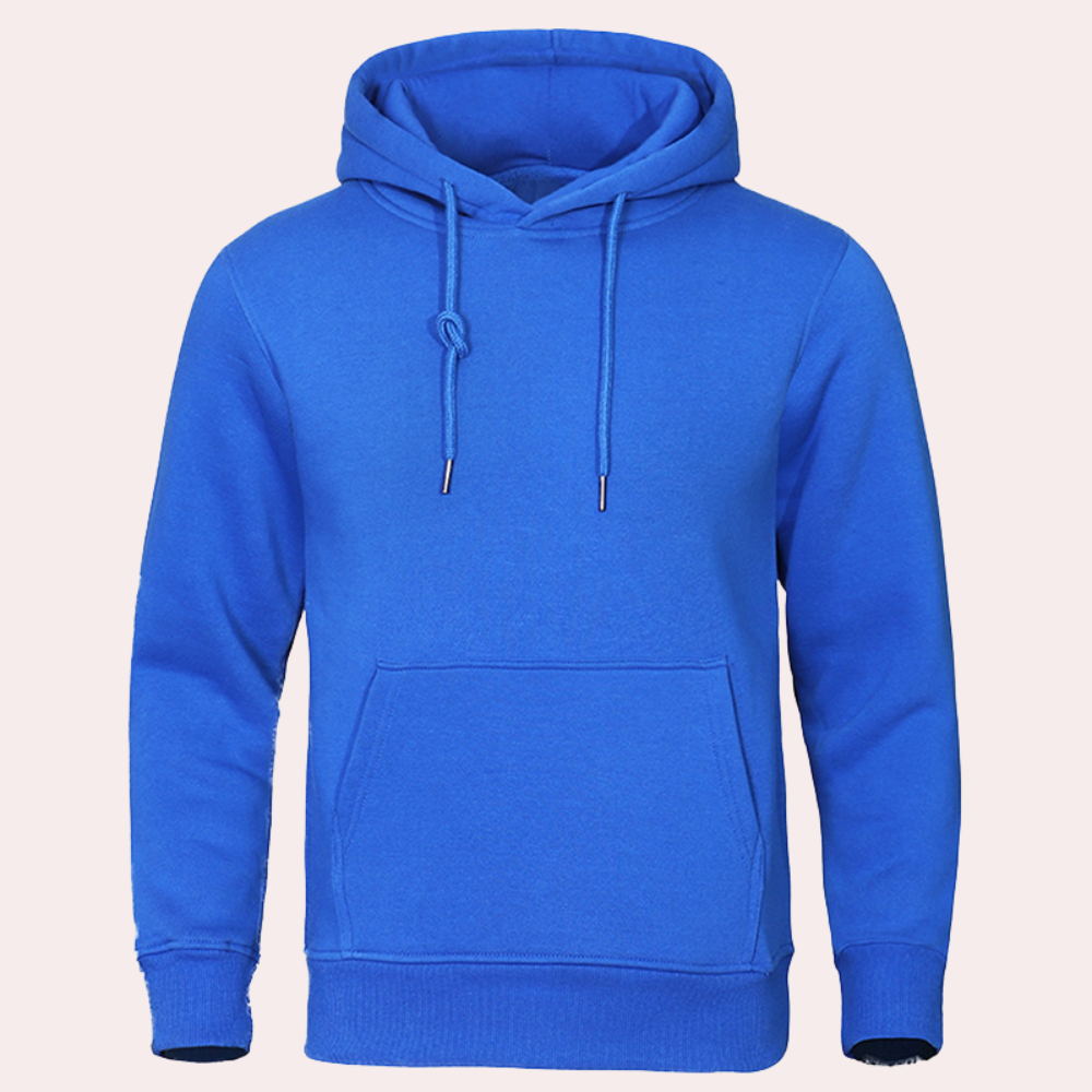 Comfy warme fleece hoodie effen heren - Archer