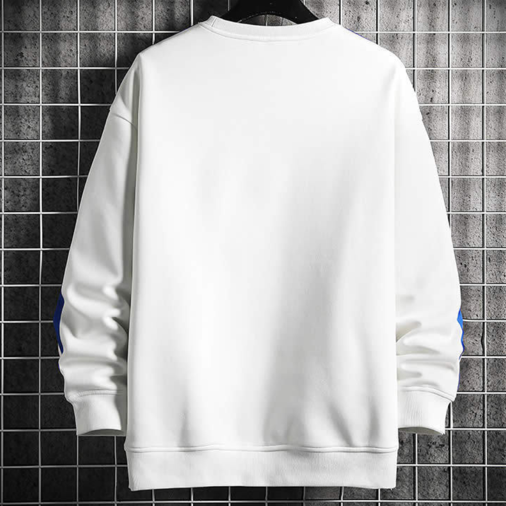 Sweatshirt Gestreept Casual Comfortabel – Quirijn