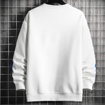 Sweatshirt Gestreept Casual Comfortabel – Quirijn