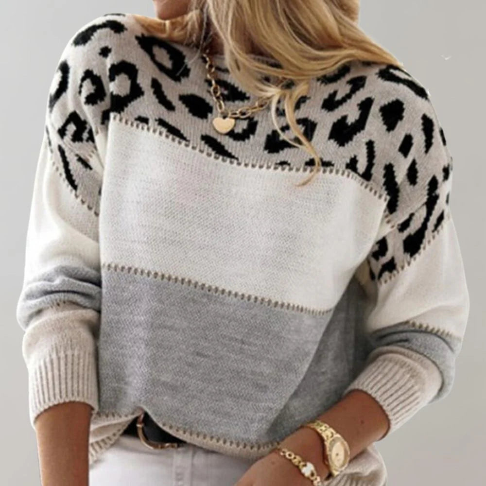 warme pullover met print casual - Celeste