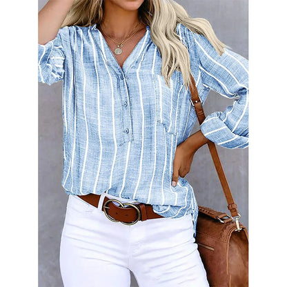 Gestreepte blouse dames - Romy