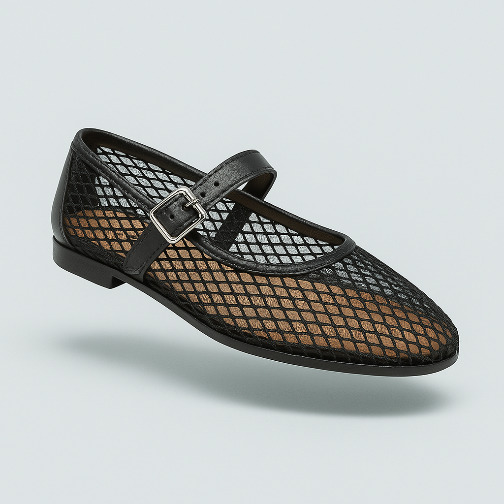 Ballerina's Mesh Met Gespsluiting – Ania