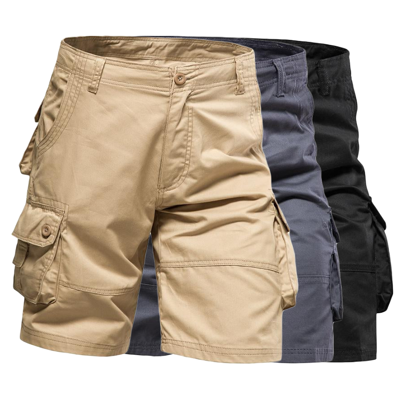 Cargo Shorts Duurzaam Katoen Multi-Pocket – Bauke