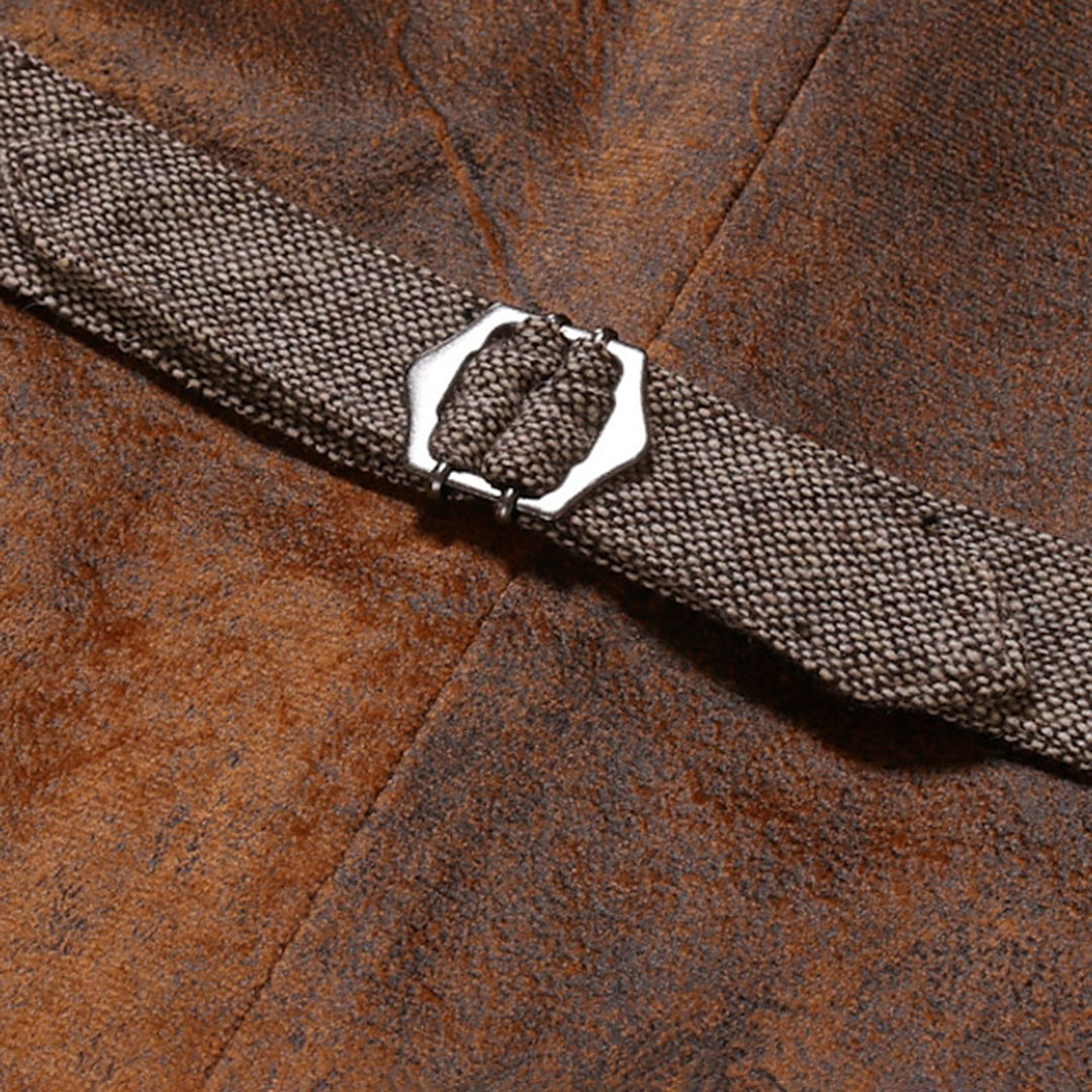 Leren Gilet Tijdloos Design – Godfried