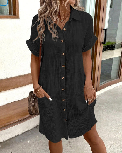 Shirtjurk Casual Stijlvol met Knoopsluiting – Karlijn