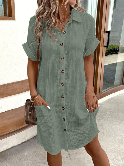 Shirtjurk Casual Stijlvol met Knoopsluiting – Karlijn