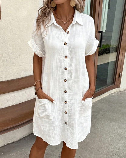 Shirtjurk Casual Stijlvol met Knoopsluiting – Karlijn