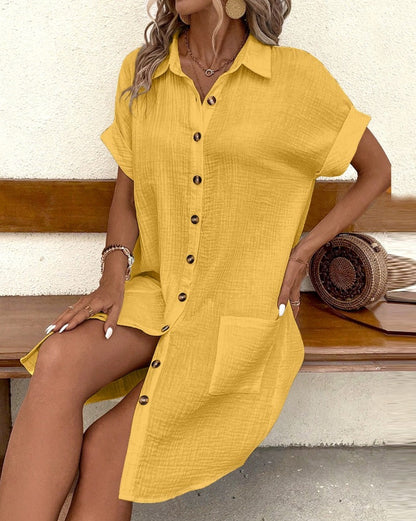 Shirtjurk Casual Stijlvol met Knoopsluiting – Karlijn