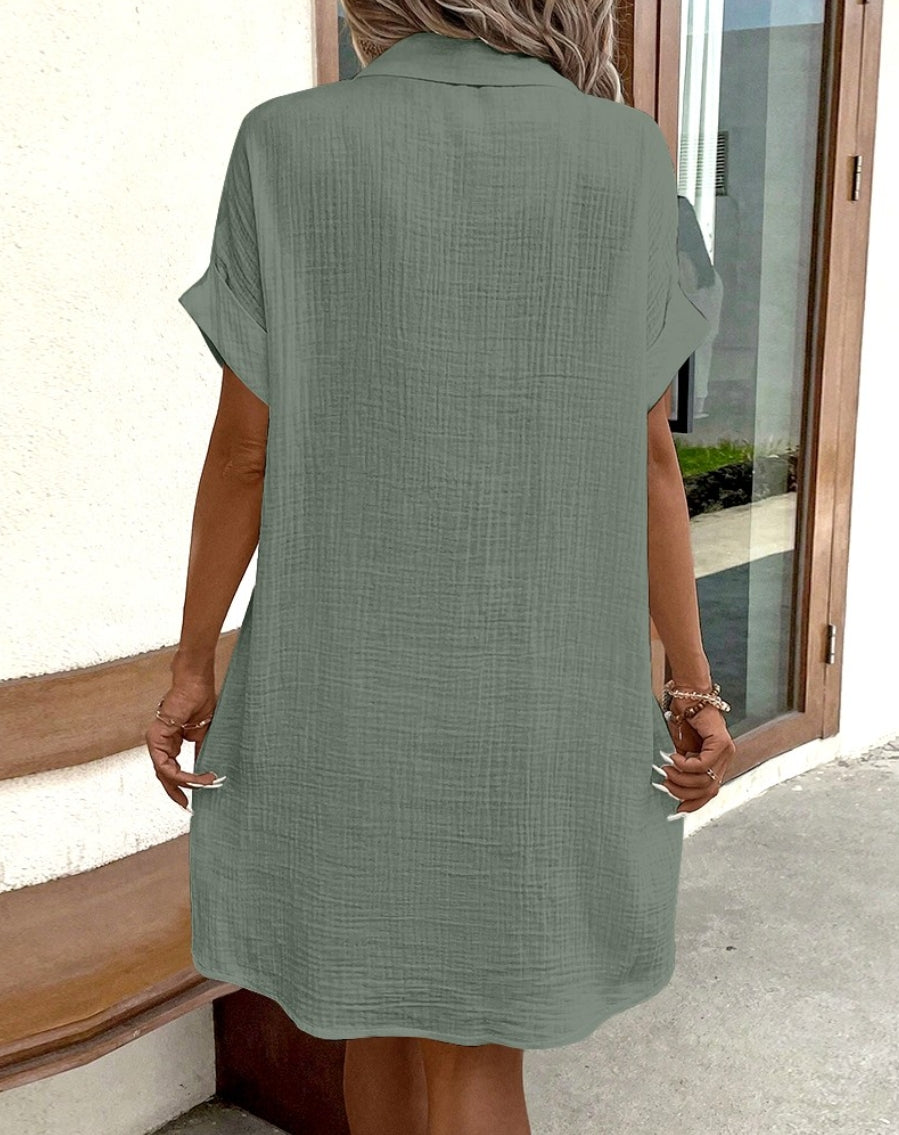 Shirtjurk Casual Stijlvol met Knoopsluiting – Karlijn
